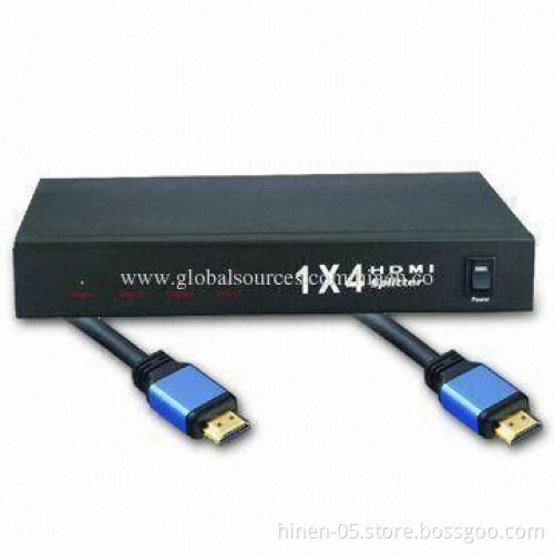 HDMI Splitter with 15m Transmission Distance and HSP0104 Cascade